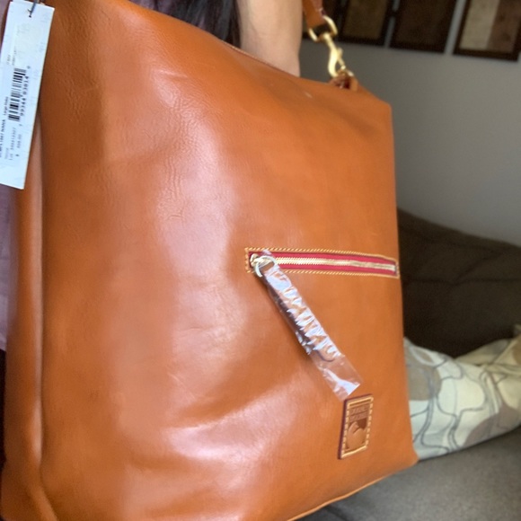 SOLD⛔️Authentic DOONEY & BOURKE Leather large Hobo/Top zip shoulder - Picture 14 of 15
